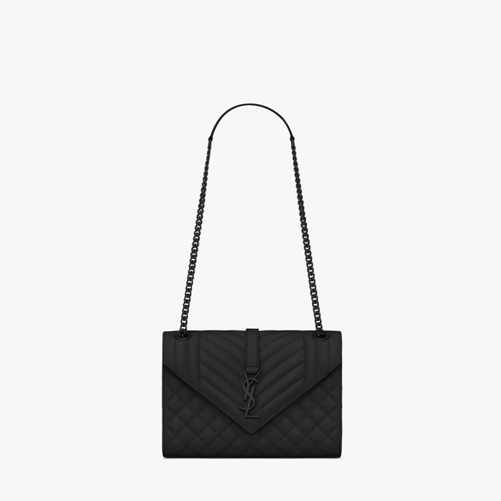 Yves Saint Laurent Black Quilted Shoulder Bag